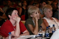 Women at conference
