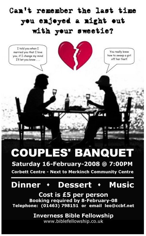 Couples banquet