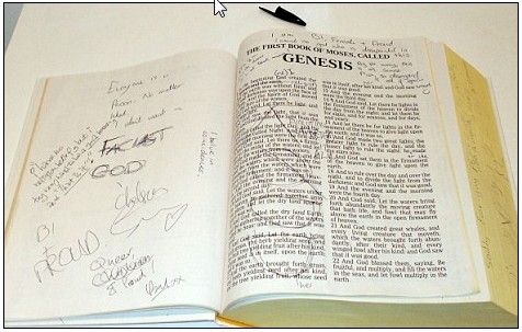 Bible defaced2