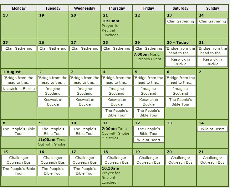 Calendar