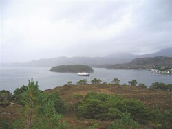 Hebridean Princess at Shieldai