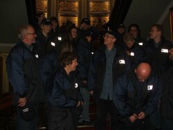 Street Pastors glow in the dar