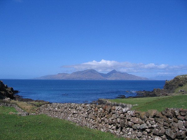 Isle of Rhum from Muck