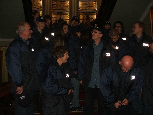 Street Pastors glow in the dar