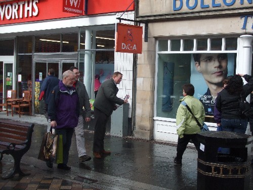 Alasdair Moodie on the street