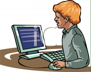 Boy at computer