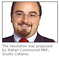 Italian Communist MEP Giusto C