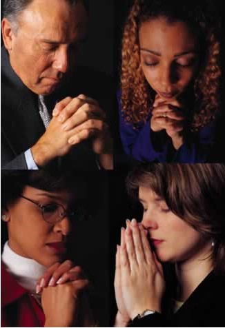People in prayer