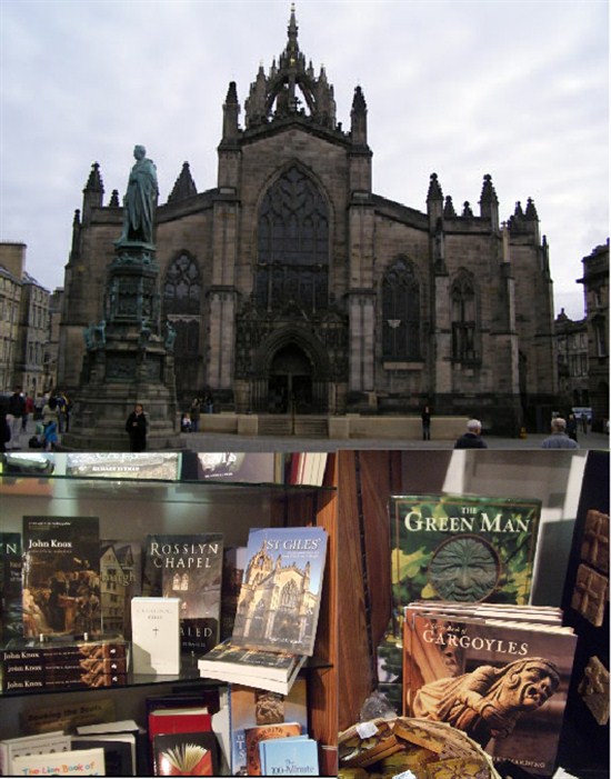 St Giles and books