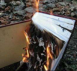 Burning Koran
