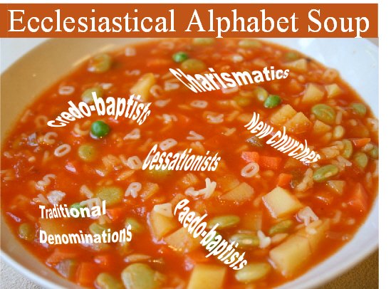 Church alphabet soup