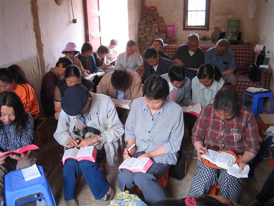 Underground church in China