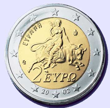 EU Coin: Woman & the Beast