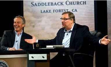 Rick Warren and Tony Blair