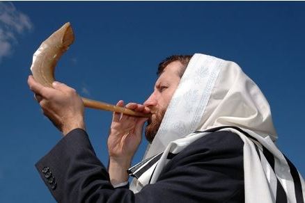 Blowing Shofar