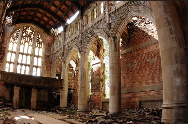 Church in ruins