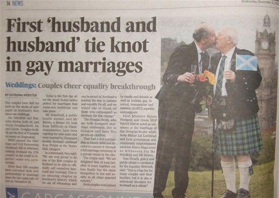 Same sex marriage